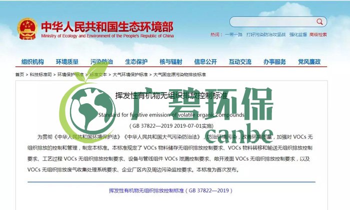 《揮發(fā)性有機(jī)物無(wú)組織排放控制標(biāo)準(zhǔn)》2019年7月1日正式實(shí)施(圖1) 《揮發(fā)性有機(jī)物無(wú)組織排放控制標(biāo)準(zhǔn)》2019年7月1日正式實(shí)施(圖1)
